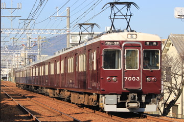 阪急電鉄 西宮車庫 7000系 7003F