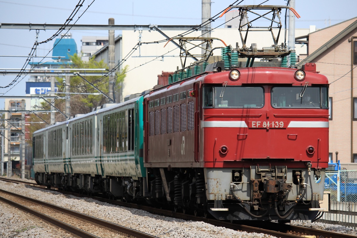 秋田車両センター Ef81 139 の写真 鉄道写真投稿サイトtrain Directory