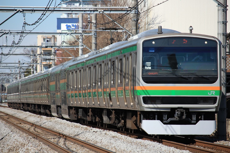 JR東E231系ヤマU534編成<br class="br-sp" />(U534編成)(U-534編成)の写真