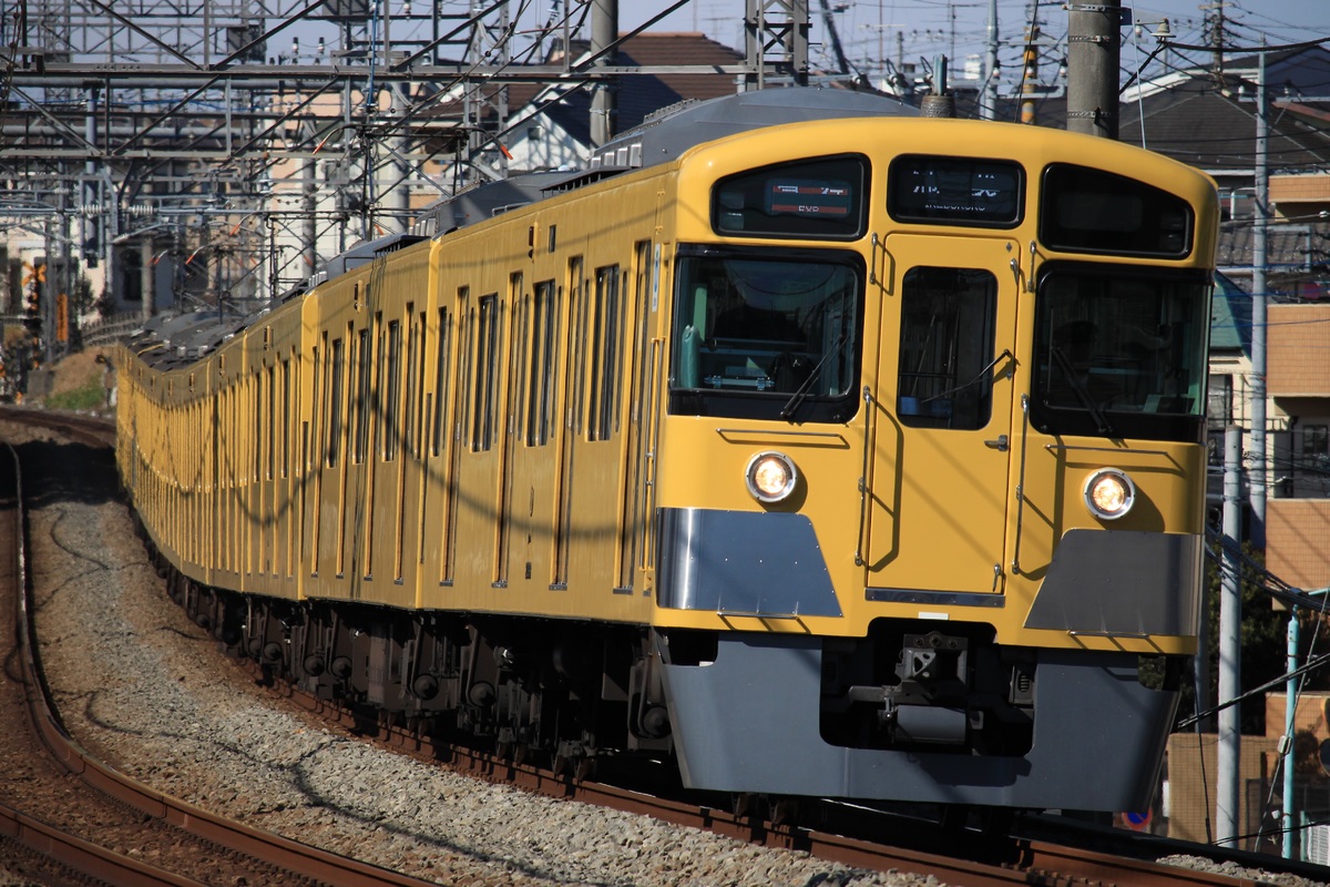 西武鉄道 武蔵丘車両基地 2000系 2087F