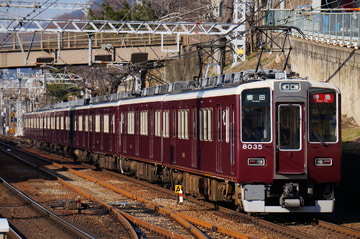 阪急電鉄 西宮車庫 8000系 8035×2R