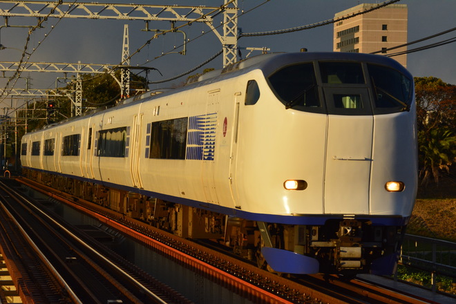 日根野電車区281系を浅香駅で撮影した写真