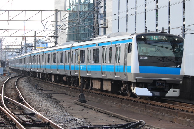 さいたま車両センターE233系サイ170編成を桜木町駅で撮影した写真