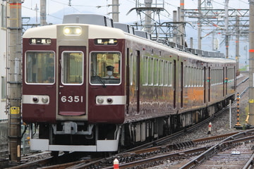 阪急電鉄 正雀車庫 6300系 6351F