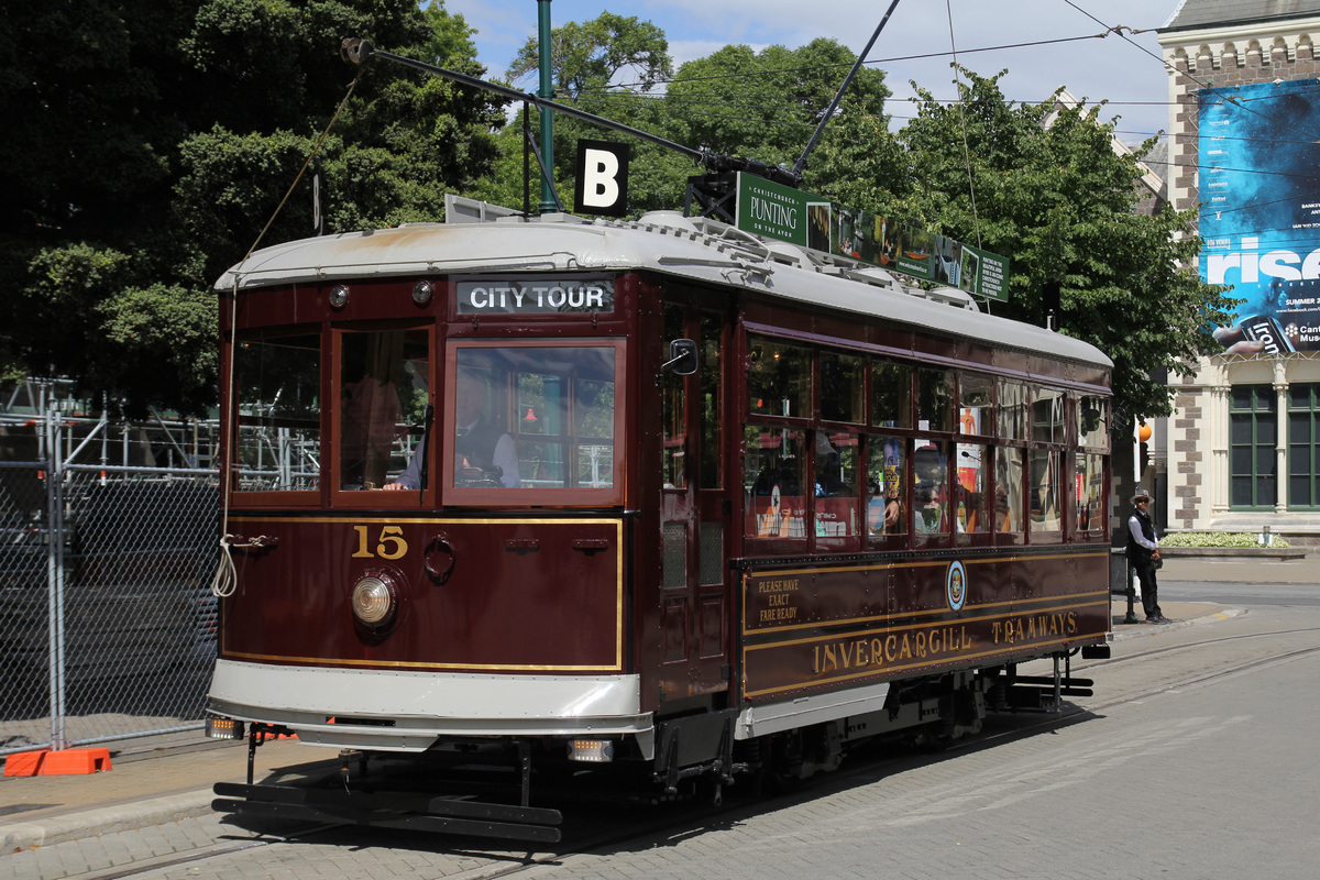 Christchurch Tramway  Birney 15