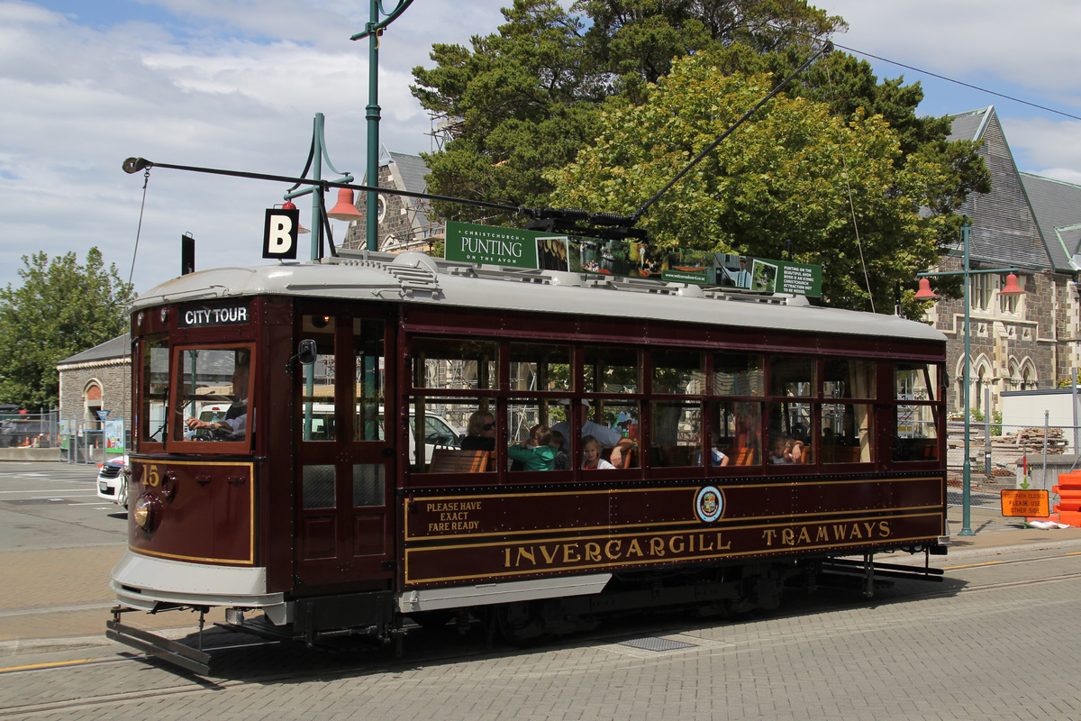Christchurch Tramway  Birney 15