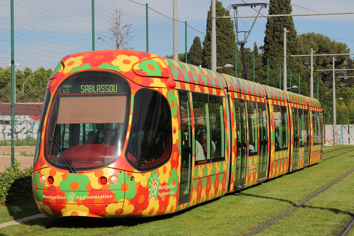 Tramway de Montpellier  citadis 302 
