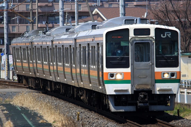 高崎車両センター211系A31編成を行田駅で撮影した写真