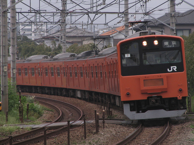 豊田車両センター武蔵小金井派出所 201系 H7編成 の写真 |鉄道