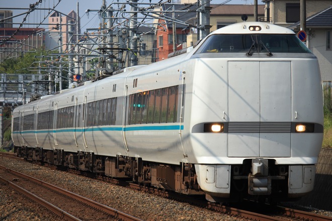 吹田総合車両所京都支所289系J2編成を堺市～三国ケ丘間で撮影した写真