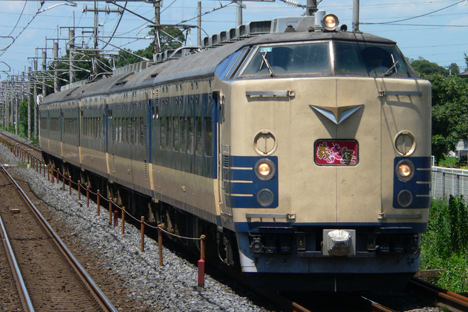 仙台車両センター583系N-1+N-2編成を新白岡駅で撮影した写真