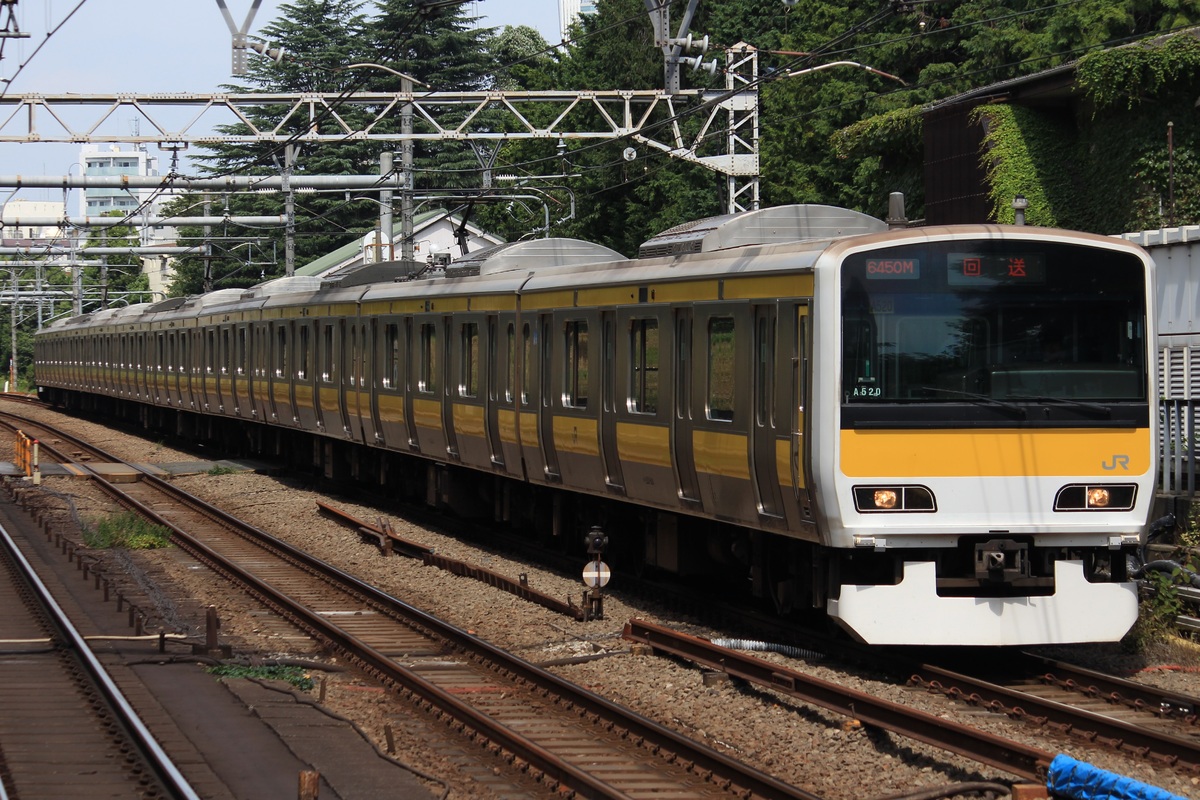 JR東日本 三鷹車両センター E231系 ミツA520編成