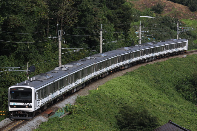 川越車両センター209系mue-trainを稲荷山～姨捨間で撮影した写真