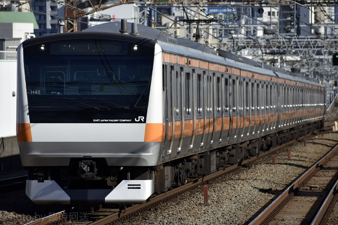 E233系H45編成を阿佐ヶ谷駅で撮影した写真