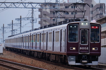 阪急電鉄 西宮車庫 8000系 8002×8R