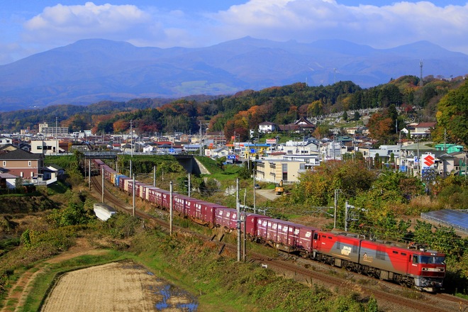 仙台総合鉄道部EH50022を二本松～安達間で撮影した写真
