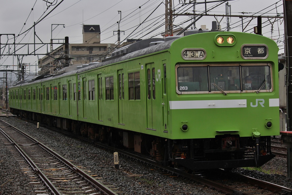JR西日本 奈良電車区 103系 NS413編成