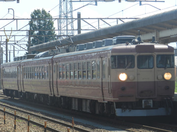 JR西日本 金沢総合車両所運用検修センター 455系 A13編成