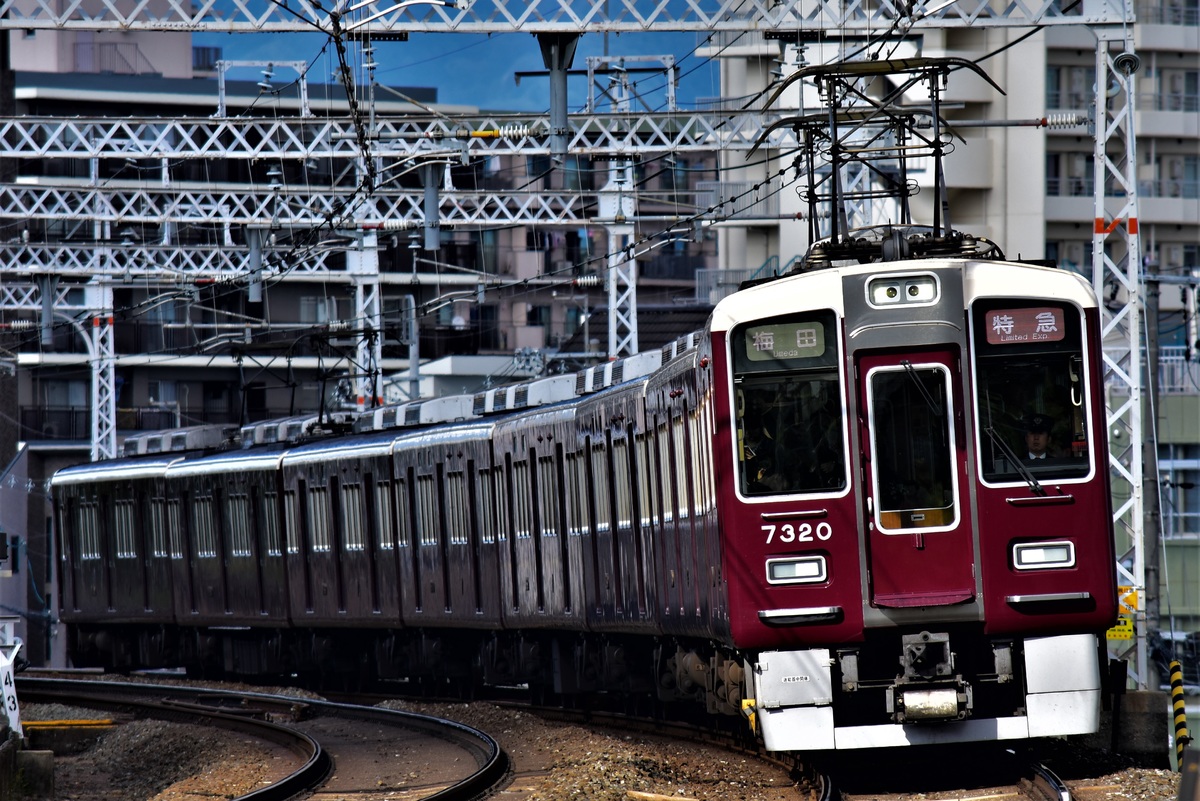阪急電鉄 正雀車庫 7300系 7320F