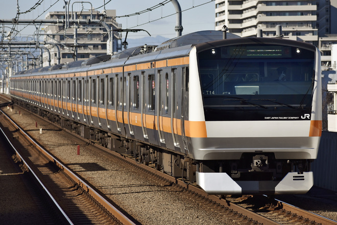 E233系T14を武蔵境駅で撮影した写真