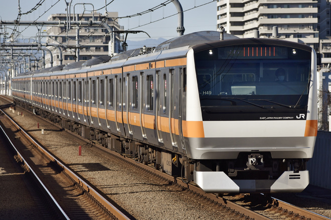 E233系H49を武蔵境駅で撮影した写真