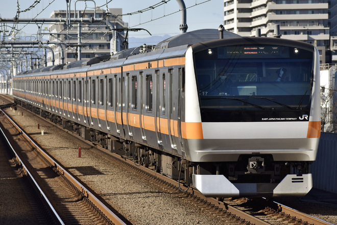 E233系T7を武蔵境駅で撮影した写真