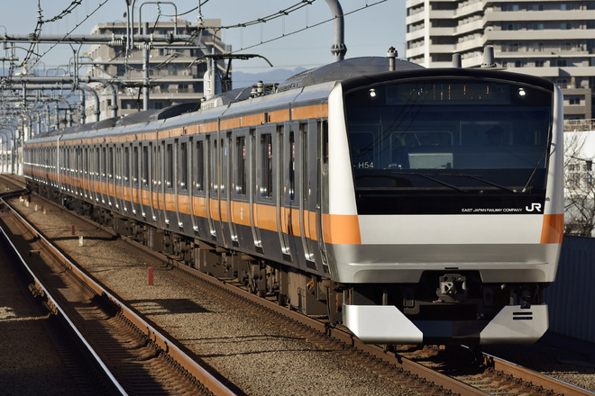 E233系H54を武蔵境駅で撮影した写真