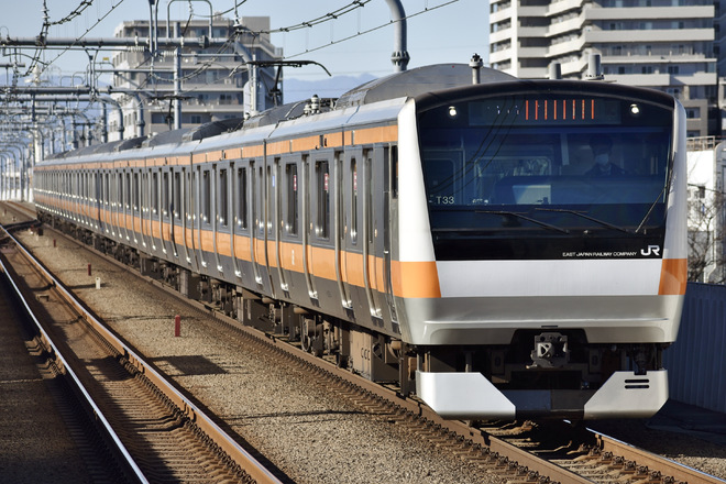 E233系T33を武蔵境駅で撮影した写真
