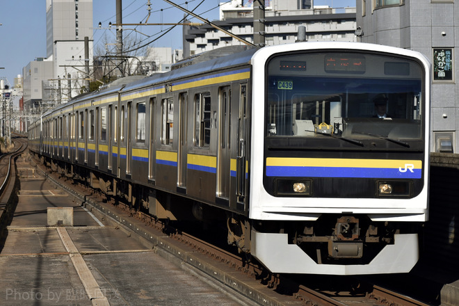 209系C439を本千葉駅で撮影した写真