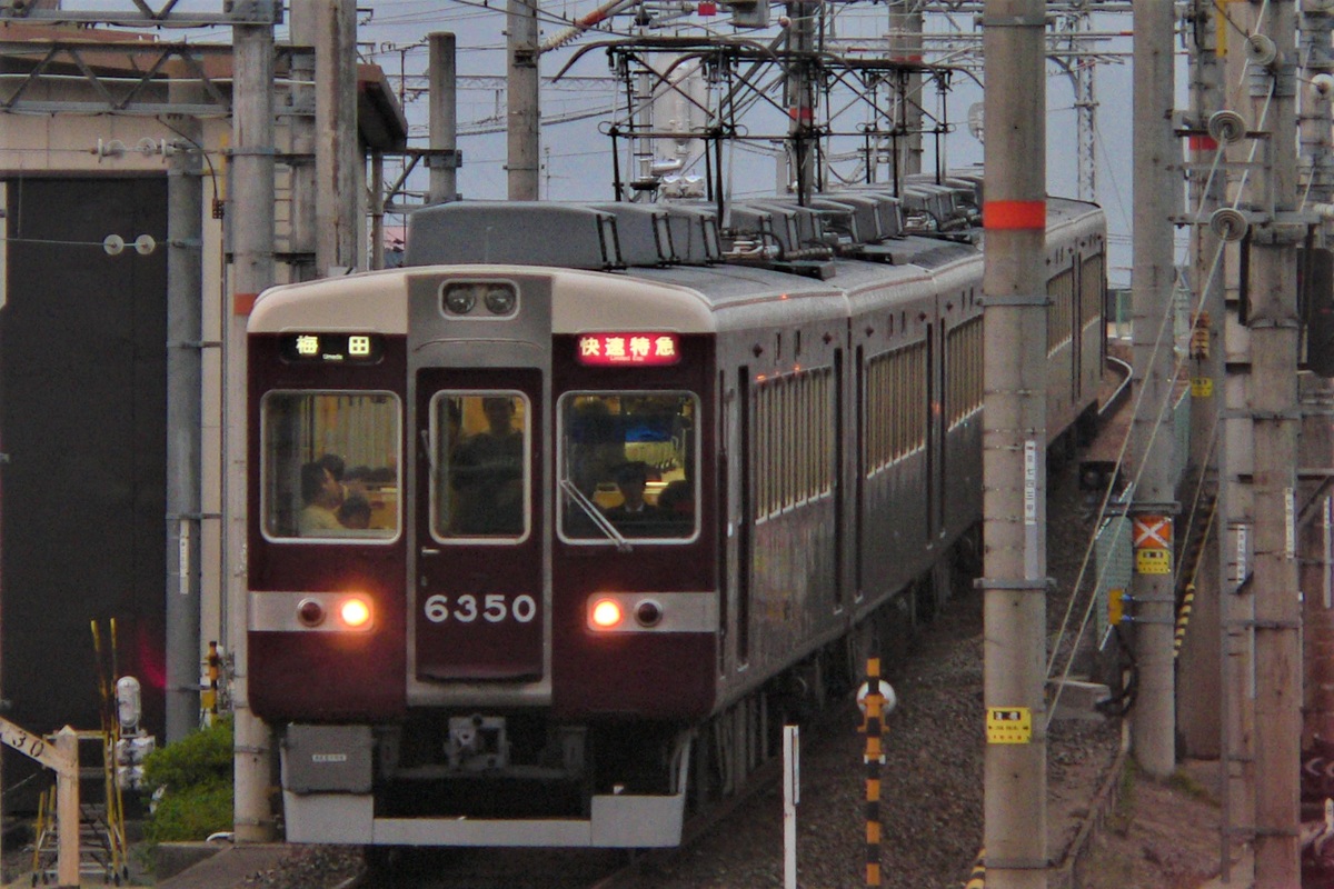 阪急電鉄 正雀車庫 6300系 6350F