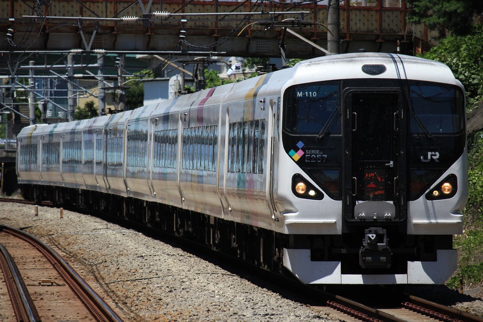 JR東E257系モトM-110編成<br class="br-sp" />(モトM-110)の写真