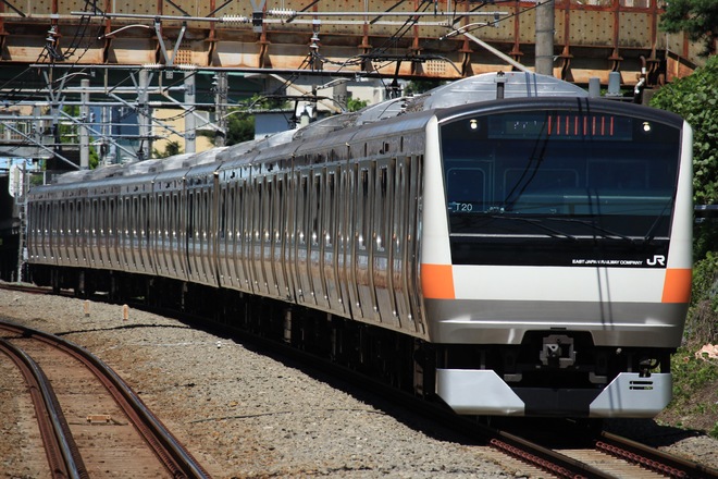 豊田車両センターE233系トタT20編成を西国分寺駅で撮影した写真