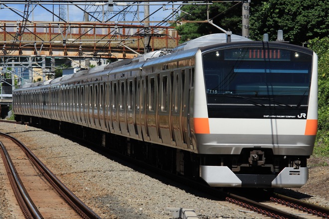 豊田車両センターE233系トタT15編成を西国分寺駅で撮影した写真