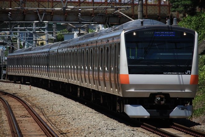 豊田車両センターE233系トタT22編成を西国分寺駅で撮影した写真