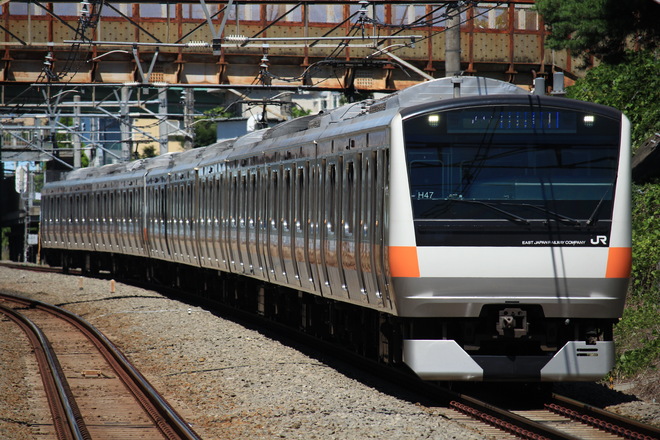 豊田車両センターE233系トタH47編成を西国分寺駅で撮影した写真