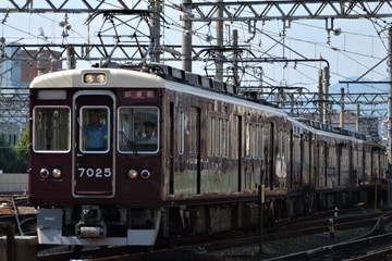 阪急電鉄 平井車庫 7000系 7025F