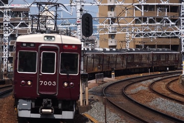 阪急電鉄 西宮車庫 7000系 7003F