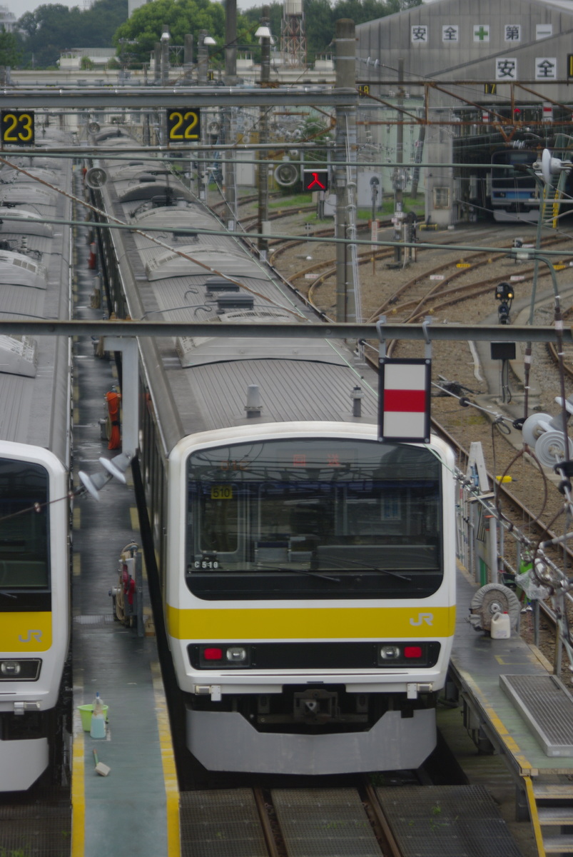 JR東日本 三鷹車両センター 209系 ミツC510編成