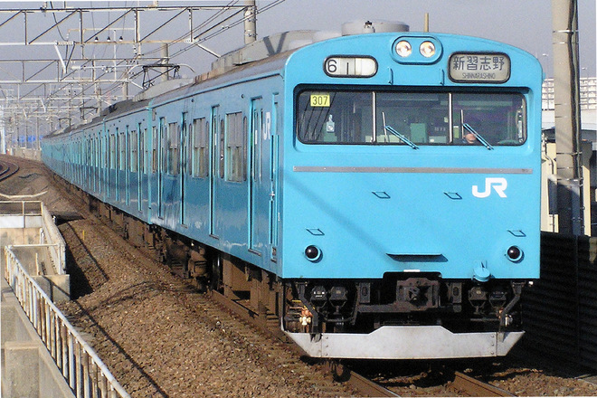 103系ケヨ307を舞浜駅で撮影した写真