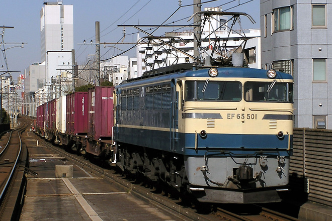 EF65501を本千葉駅で撮影した写真