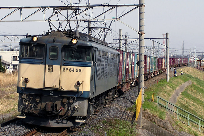 EF6455を吉川駅で撮影した写真