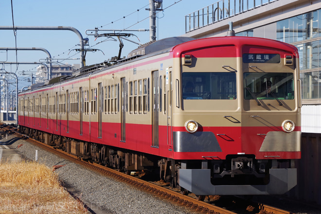 武蔵丘車両検修場新101系1247編成を武蔵境駅で撮影した写真