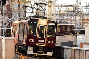 阪急電鉄 正雀車庫 8300系 8311F