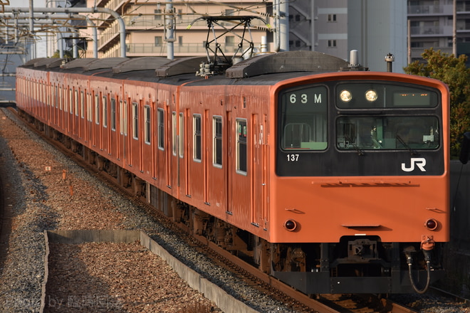 201系LB14を安治川口駅で撮影した写真
