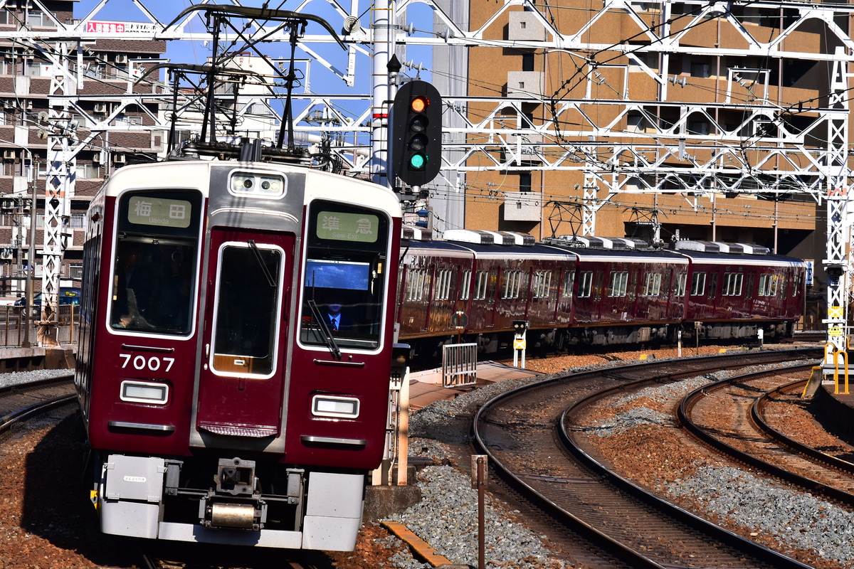 阪急電鉄 西宮車庫 7000系 7008F
