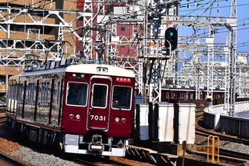 阪急電鉄 平井車庫 7000系 7031F