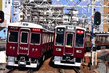 阪急電鉄 平井車庫 8200系 8201F