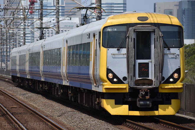 E257系NB14を検見川浜駅で撮影した写真