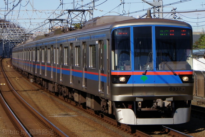 6300系6332を多摩川駅で撮影した写真