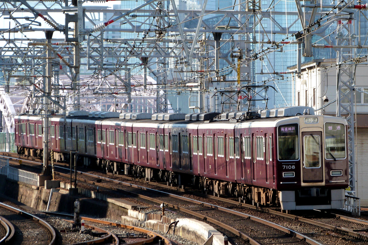 阪急電鉄 西宮車庫 7000系 7008F